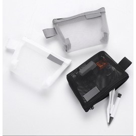 Natiform Mesh Makeup Pouch, Cute, 3 Pieces, Cosmetic Pouch, Makeup Pouch, b