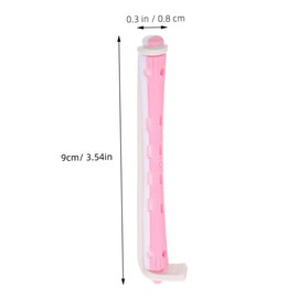 Beavorty 24pcs Flexible Perm Rods Curling Tools for Diy Hair Styling Heatless Curls Suitable for Home and Salon Use Easy to Operate No Damage to Hair