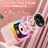 Mini Karaoke Machine for Kids Adults,Portable Bluetooth Speaker, 2 Wireless