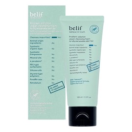Belief Problem Solution Vegan Cleansing Foam 100ml x 2 Deep Cleansing Foam Bubble Foam / 빌리프 프라블럼 솔루션 비건 클렌징 폼 100ml x 2개 딥클렌징폼 버블폼