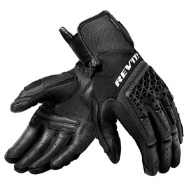 REV'IT! Women's Sand 4 Adventure Travel Motorcycle Gloves (Black - Large)