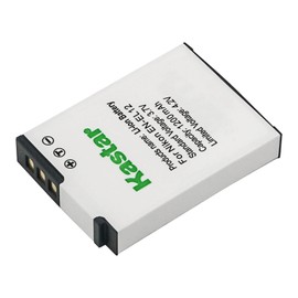 Kastar 2-Pack EN-EL12 Battery and LCD AC Charger Compatible with Nikon EN-EL12 ENEL12 Battery, Nikon MH-65 MH-65P Charger, Nikon KeyMission 170, KeyMission 360, S610, S6100, S9050, S9700, S9900