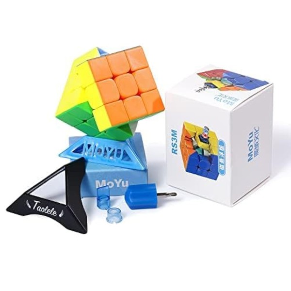 TaoLeLe 3x3 Speed Cube, MOYU RS3M 2021 Maglev Version 3x3