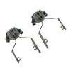 2Pcs Suspension Headset Bracket Helmet 19‑21mm Rail Adapter Rotatable Headphones