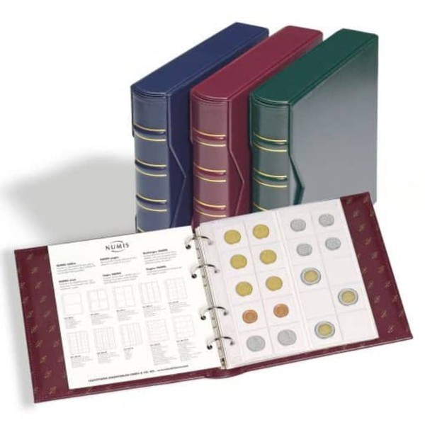 Leuchtturm Numis 317360 Ring Binder Classic Design with Protective Case