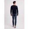 CASH-MERE.CH 100% Cashmere Men's V-Neck Sweater | Jumper (Blue/Navy, M)