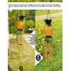 MUMTOP Solar Wind Chime Pineapple Solar LED Light Tropical Windchimes