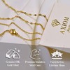 AXIOM Rose Gold Heart Pendant Necklace for Women, Girlfriend, Wife,