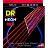 DR Strings NRA-10 NEON Red Coated Acoustic Strings - Extra