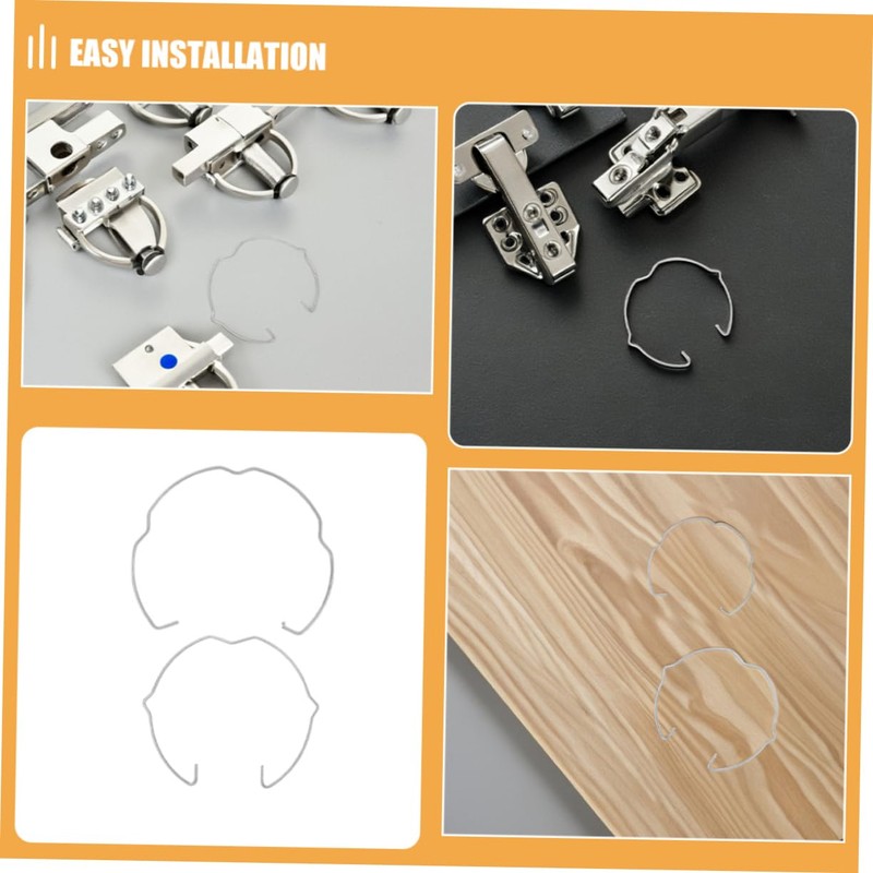 Operitacx Effortless Setup Downlight Spring Clips Pack Heavy Duty Metal