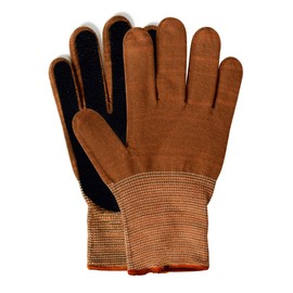 Takagi Hata Anti-Slip Gloves, Brown, Large, Gardening, Antibacterial, Odor Resistant, Anti-Slip, Corrugated Rubber, Keeps Your Hoe, Grass Sharpening, Prevents Sliding, Gardening Work, Vegetable Work,