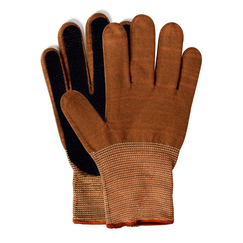 Takagi Hata Anti-Slip Gloves, Brown, Large, Gardening, Antibacterial, Odor Resistant,