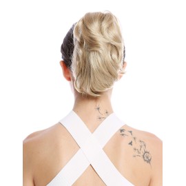 WIG ME UP - 1028-V-24 Ponytail Hairpiece Extensions short great volume wavy light ash blond 8inch
