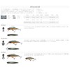 TACKLE HOUSE Buffet Draw BUDR46 D121 Gold Red, 1.8 inches