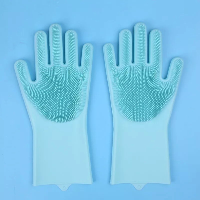 Random Living Pet Grooming Silicone Gloves