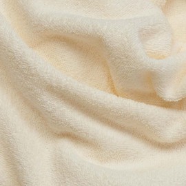 Kt KILOtela - Cotton Terry Towel Fabric, Making Towels, Baby Accessories, Bathrobes, 160 cm Wide, Length to Choice of 50 in 50 cm, Ecru