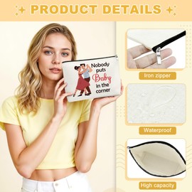 Mxrymvu Dancer Gifts for Women Makeup Bag Dance Lovers Gifts for Friends Cosmetic Bag Dance Recital Gift for Her Friend Sister Dances Themed Gift for Christmas Birthday Zipper Pouch