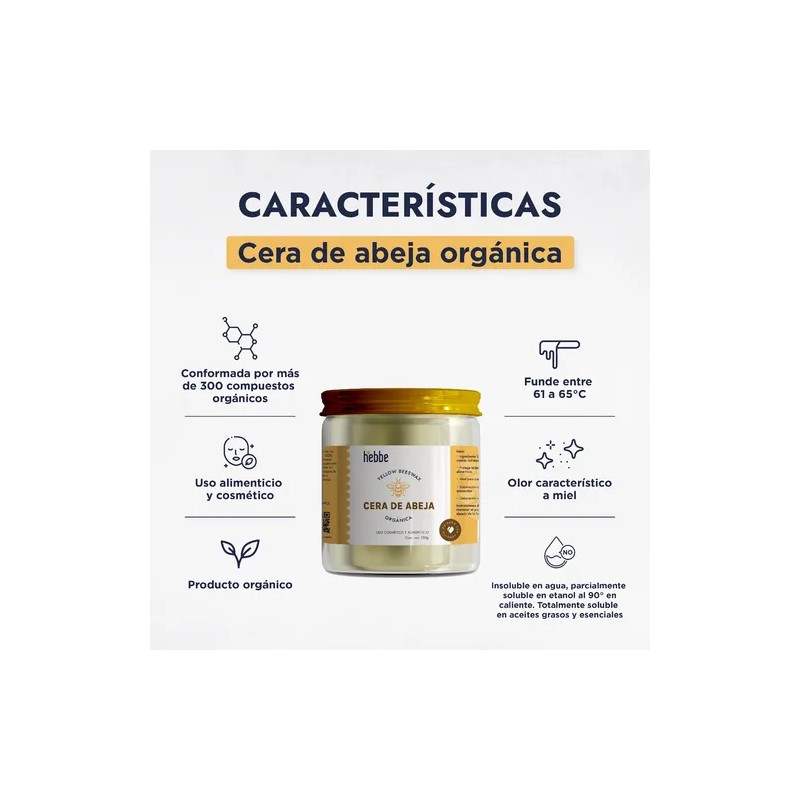 Cera De Abeja Organica Pura Tabletas 2g C/u Alimenticia Cosm