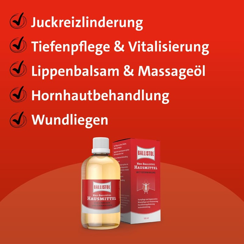 Neo-Ballistol Hausmittel Lösung zum Einreiben und Einmassieren, 250 ml Soluzione