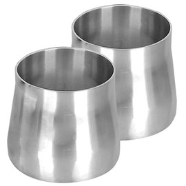 YONYONICE - Adaptador de escape de coche reductor de tubo de conector reductor de acero inoxidable SUS304 reductor concéntrico OD de 4 a 4.5 pulgadas, kit para sistemas de escape de automóviles y