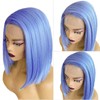 Bob Lace Front Human Hair Wigs for Women Full 13X6