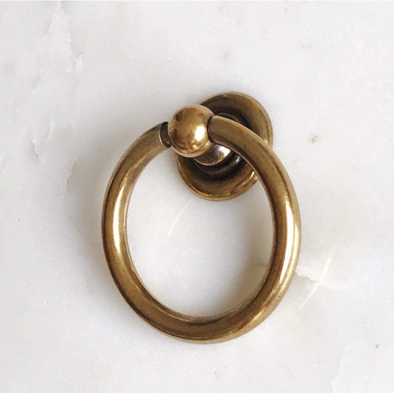 Antique Brass Ring Pulls Brass Cabinet Knobs and Pulls Kitchen