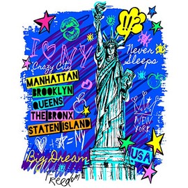 CVPuzzles Big Dreams, New York City 504 Piece Jigsaw Puzzle 16" X 20"