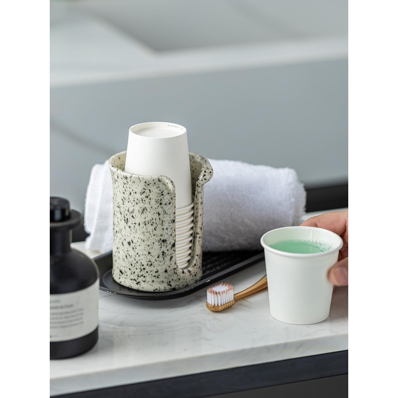 YHOJOY Bathroom Cup Dispenser 3 Oz, Bathroom Cup Holder for