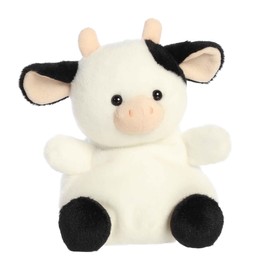Aurora® Adorable Palm Pals™ Party Sized™ Sweetie Cow™ Stuffed Animal - Fun Collectible Plush for Kids and Adult Collectors - Perfect for Decorating Rooms and Birthday Gifts - White 8 Inches