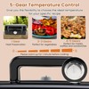 KOTEK 3 In 1 Sandwich Maker, Waffle Maker with Removable