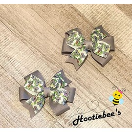 Koala Bear Toddler Hair Bow Set