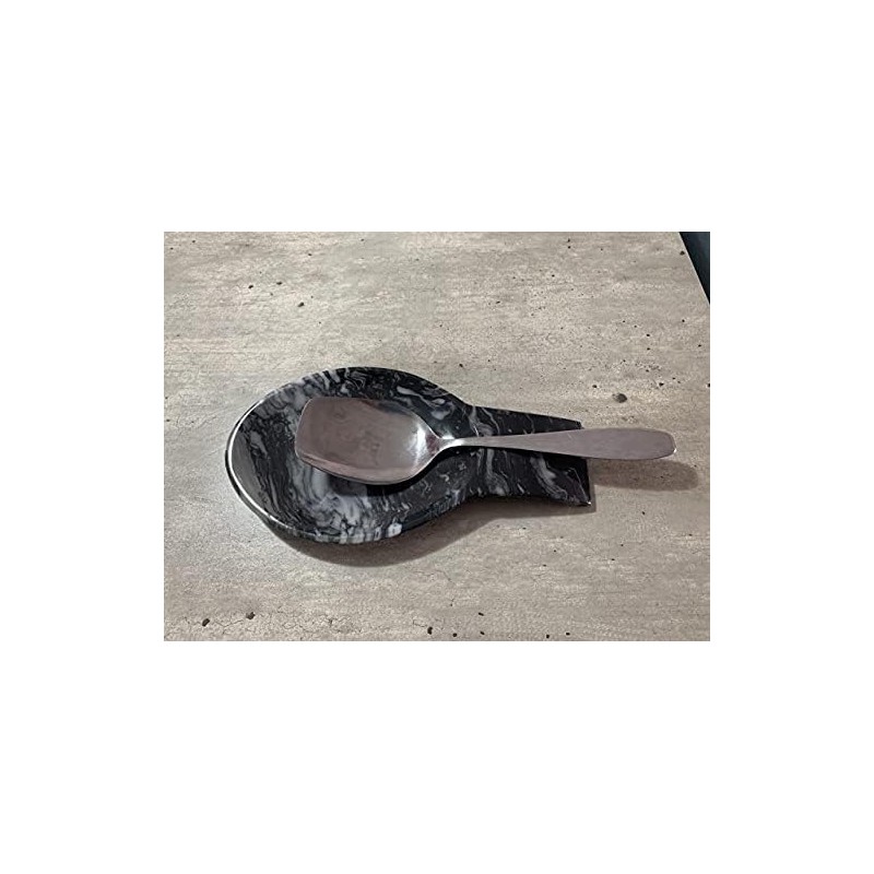 Posacucharas, Soporte para cucharas de cocina de Mármol natural, Mazahua.