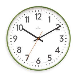 Acctim Hugo Modern Bright 30cm Wall Clock (Grass)