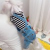FLAdorepet Classic Dog Denim Jumpsuit Overalls,Dog Pet Cat Jeans Pants