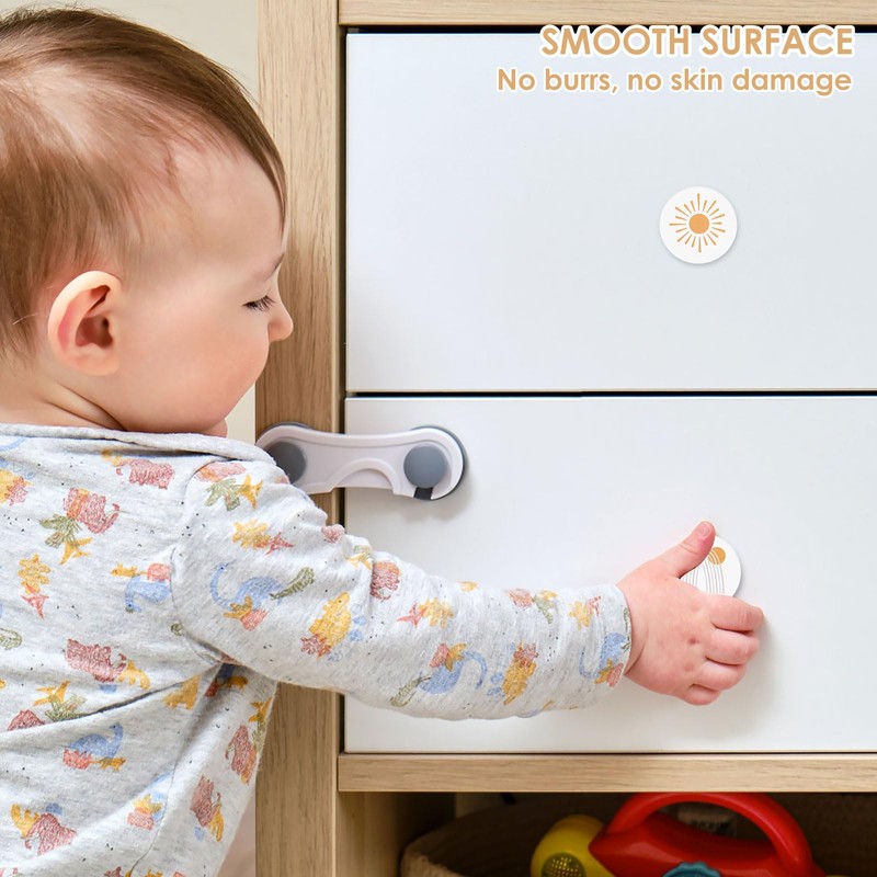 8Pcs Wooden Drawer Knobs with Screws, Cute Creative Cabinets Knobs