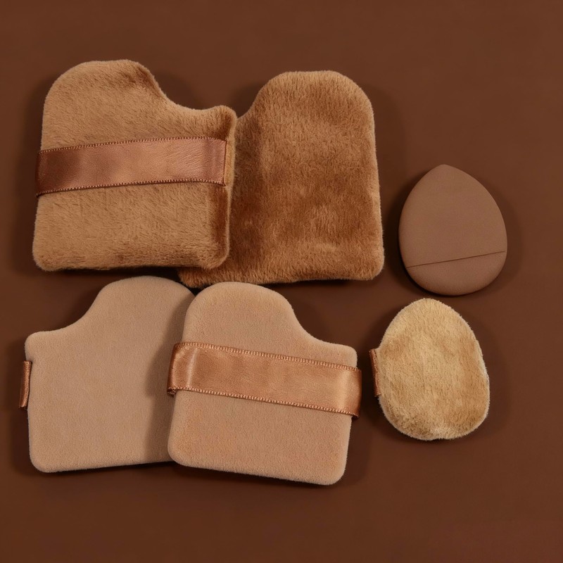 Dual-Use Powder Puff, Mini Cushion Makeup Sponge for Loose Powder,