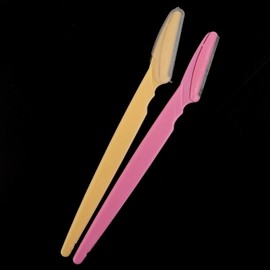 2P Straight Type Eyebrow Razor Eyebrow Razor 6ea