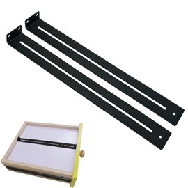 Wdwlbsm Drawer Repair Kit,Furniture Repair Accessories Brackets Middle Mount to Reinforce and Repair Wooden/MDF/Chipboard Drawers Cabinet - Heavy Duty Steel Hardware Includes Screws
