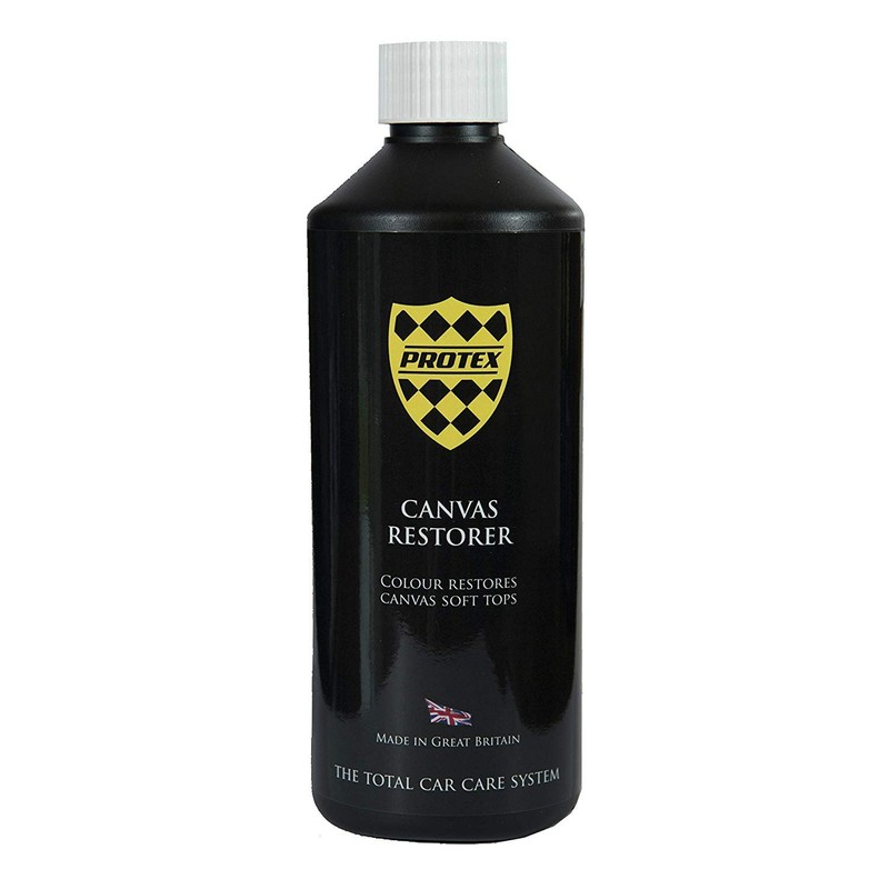Protex World Convertible Soft Top Canvas Restorer (Black) 500 Milliliter