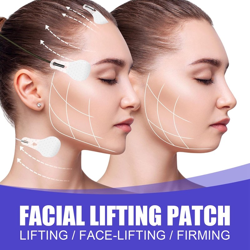 60 uds cinta de estiramiento facial, parche de levantamiento de