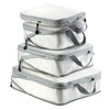 QWORK® Set of 4 Compression Packing Cubes, Travel Storage Bag