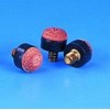 Peradon screw in snooker / pool cue tips - 10 x 10mm