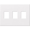 Lutron VWP-3-WH Vareo, 3-Gang Wallplate in White, matte finish