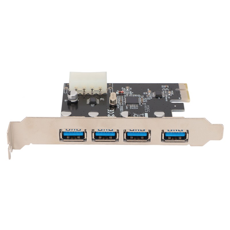 PCIE to USB 3.0 Expansion Card with 4 USB3.0 Ports