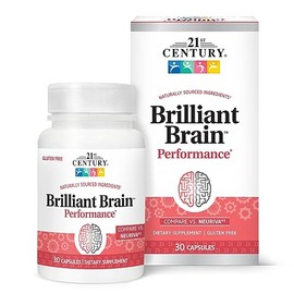 21st Century HealthCare Brilliant Brain Performance, 30 unidades