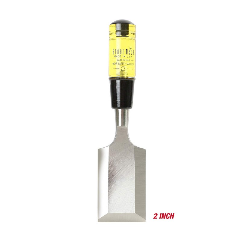 GreatNeck 1049 Professional Quality Wood Chisel, 2 Inch
