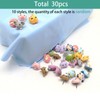 BUXIMN 30Pcs Push Pins for Bulletin Board, Cute Push Pins
