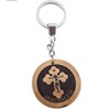 Christian Keychain with Cross, Olive Wood from Bethlehem