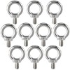 Gearmax Pack of 8 M8 Ring Bolts, 304 Stainless Steel
