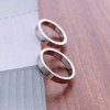Minimalist 925 Sterling Silver Ring High polishing Dome 3.5MM Ring